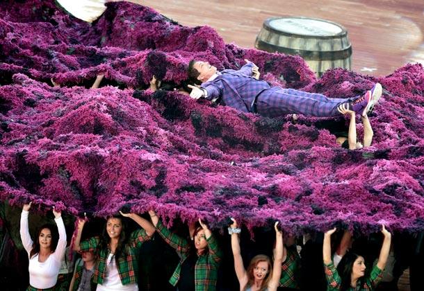 Singer John Barrowman performs