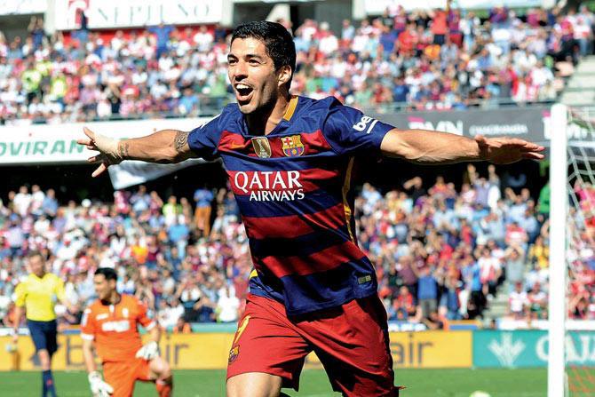 During the title run Luis Suarez became the third player in La Liga to score 40 goals in a season after teammate Messi and Real Madrid's Cristiano Ronaldo. The striker's 40 goals are more than six La Liga teams.