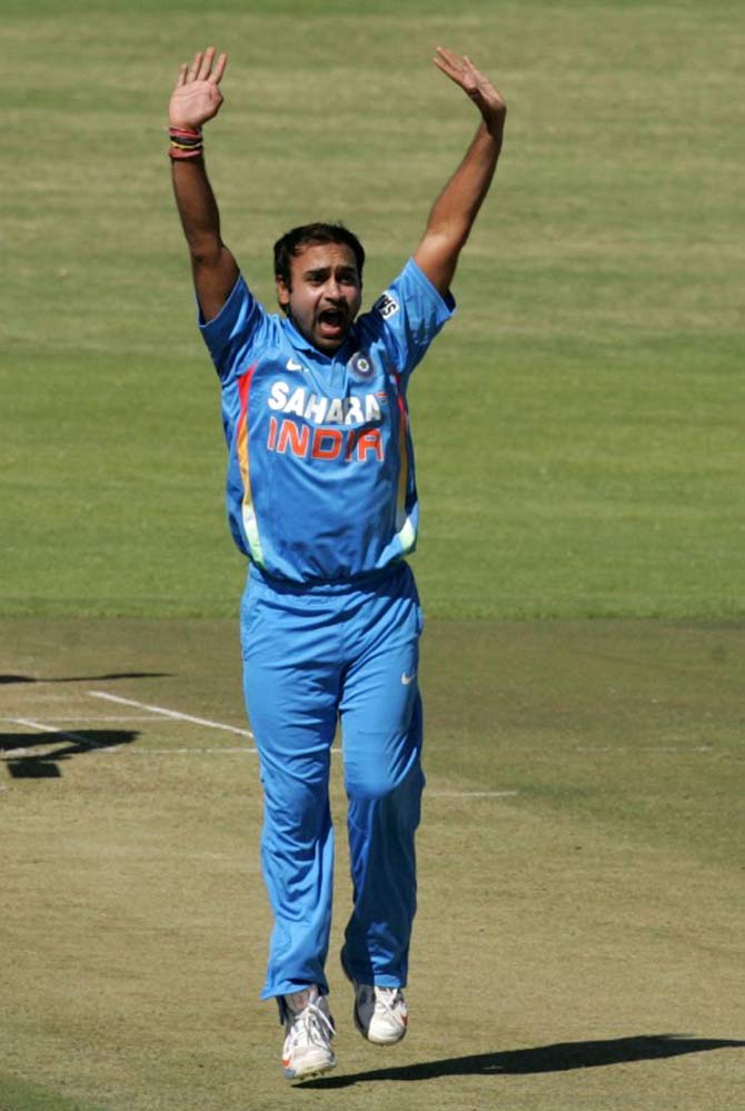 Amit Mishra - 6/48 vs Zimbabwe. Overs - 8.5. Maidens - none. Venue - Bulawayo. Date - 3 Aug 2013