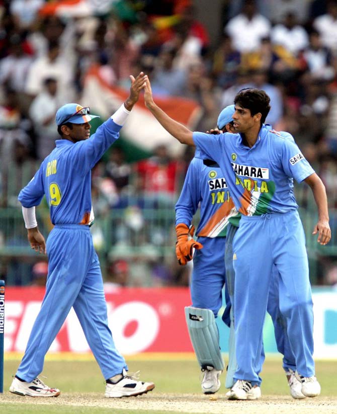 Ashish Nehra - 6/59 vs Sri Lanka. Overs - 10. Maidens - 1. Venue - Colombo. Date - 9 Aug 2005