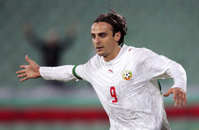 Bulgaria last qualified for the World Cup in 1998 and Dimitar Berbatov made his senior international debut the following year. Surprisingly, the former Manchester United star has appeared in only one major tournament. Pic/AFP