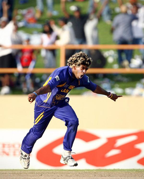 Lasith Malinga (Sri Lanka): The 'Slinga' not only took a hat-trick but became the first player in World Cup history to take 4 wickets in 4 balls. This hat-trick spanned 2 overs. He dismissed Shaun Pollock, Andrew Hall, Jacques Kallis and Makhaya Ntini in the match against South Africa in the 2007 edition at the Providence Stadium in Georgetown on 28 March. (Pic/ AFP)