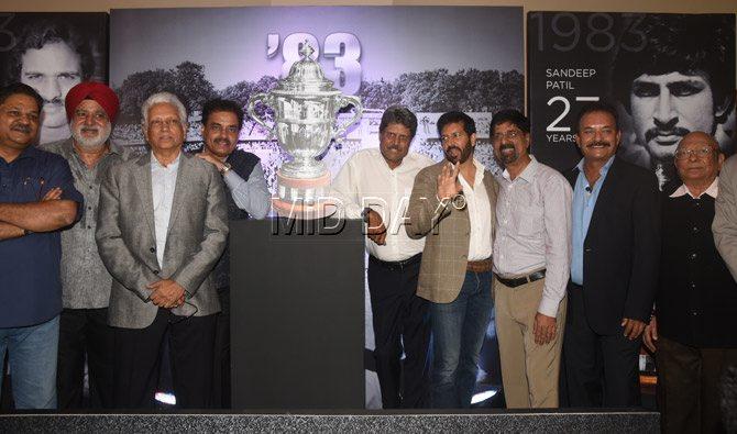 Kapil Dev: No one can say that I haven't made any mistake. I have made many, it's just that I was from an agriculture background, and these guys are from cultured background. And cricket is played by cultured people. That is why it would come into me. I still say thank you and sorry. When we started cricket, it would happen in English. I said 'call a guy from Oxford to speak in English and I will play cricket'. We had a great time. There are many stories, which we don't want to reveal. I don't know how these guys are saying it. Well, it's been 25 years of marriage, nobody' s wife would leave them. 1983 2 will be a censored version