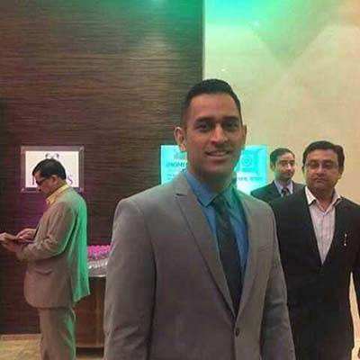 Former Indian captain Mahendra Singh Dhoni is the brand ambassador of Mission Jharkhand, a two-day conference that wll encourage business leaders to invest in Jharkhand. Pic/Twitter