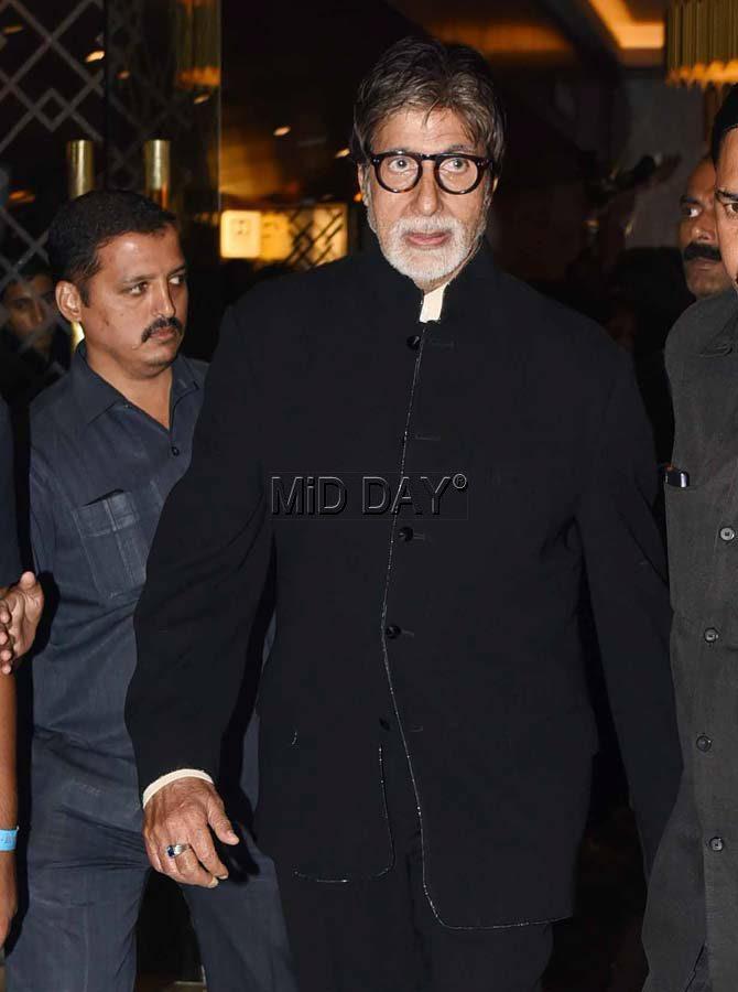 Amitabh Bachchan at 'Sachin: A Billion Dreams' party