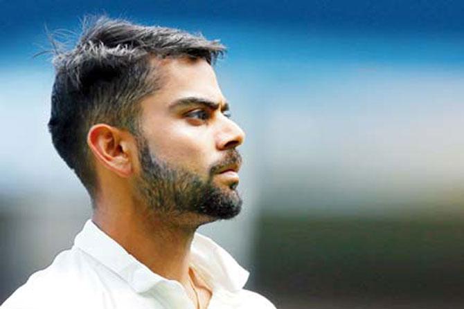 Captain Cool! Virat Kohli when he became the Test captain of the Indian cricket team