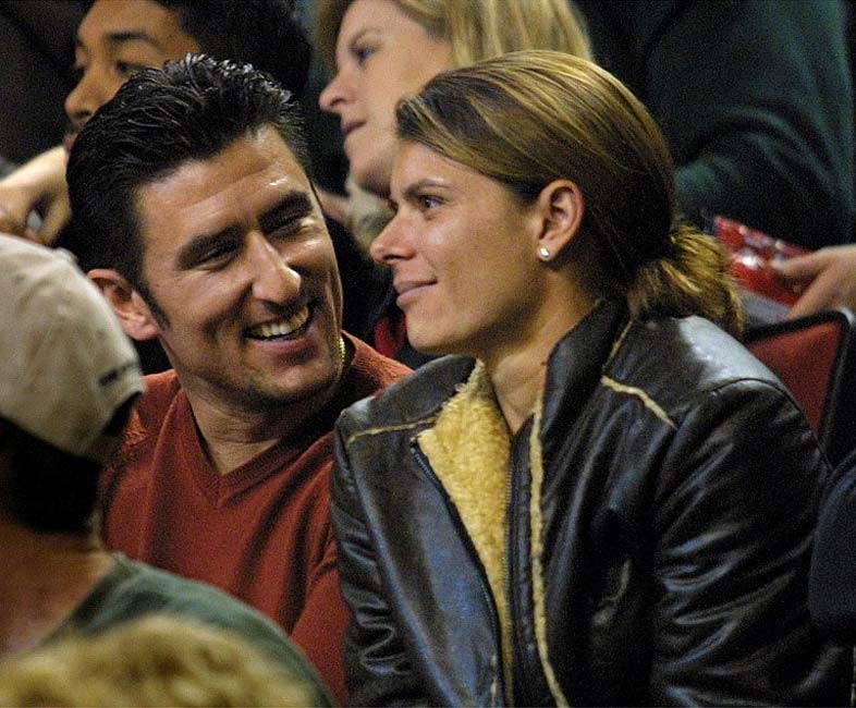 Nomar Garciaparra and Mia Hamm: The pair, which began dating in 2001 and were married in November 2003, have been together for 11 years. He is a retired professional baseball player who played for teams like the Boston Red Sox and Chicago Cubs. She is a retired American soccer player.