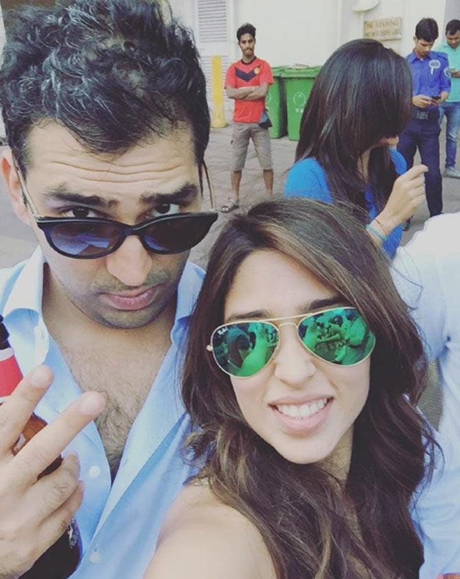 In picture: Ritika Sajdeh with her 'favourite cousin' on his birthday!