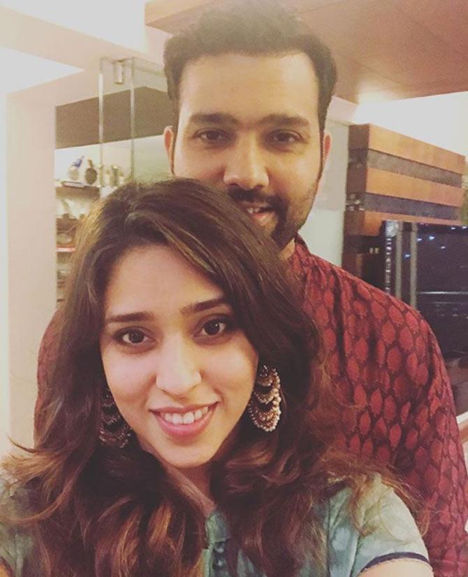 Rohit Sharma and Ritika Sajdeh welcomed their daughter on December 30th, 2018. They named her Samaira.