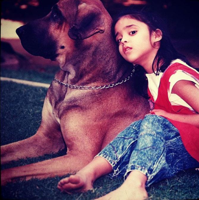 Ritika Sajdeh shares a throwback picture with her dog