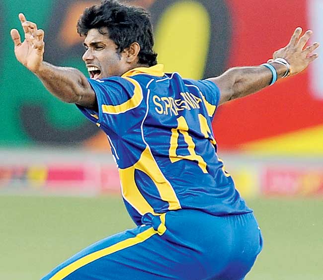 Spinner Seekkuge Prasanna gave away 43 in 37 balls