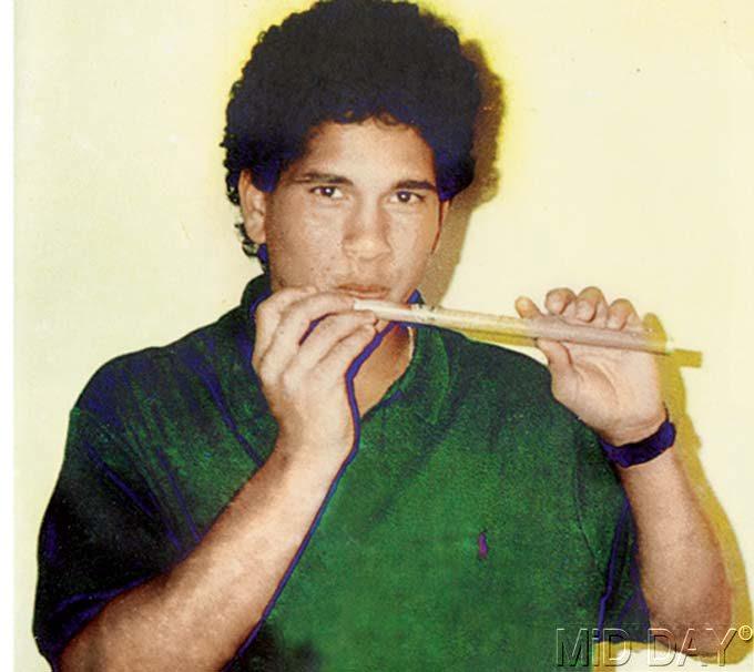 Fluent enough: Playing the flute. pic courtesy: Suman Chattopadhyay/ Aajkaal & Sangbad Pratidin