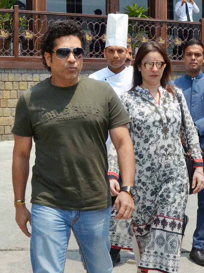 During his 45th birthday on April 24, Sachin Tendulkar recalled how his dented car added to the joy the day India won its second ODI World Cup, in 2011 -- a personal first for him in a record sixth appearance at the marquee tournament. 'After we won the World Cup, Anjali (Tendulkar), being superstitious, didn't want to be at the ground. I called her and said 'what are you doing at home? You got to be here in the dressing room, we are all celebrating',' said Tendulkar