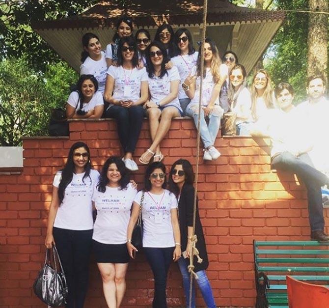 Sakshi Dhoni shared a throwback photo from Welham summerhouse.