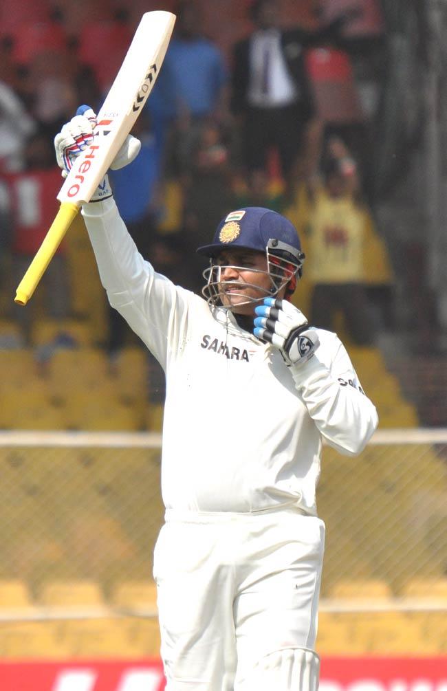 Virender Sehwag raised hopes of a revival following a hundred at Motera in the first Test against England late in 2012. This was his last Test century