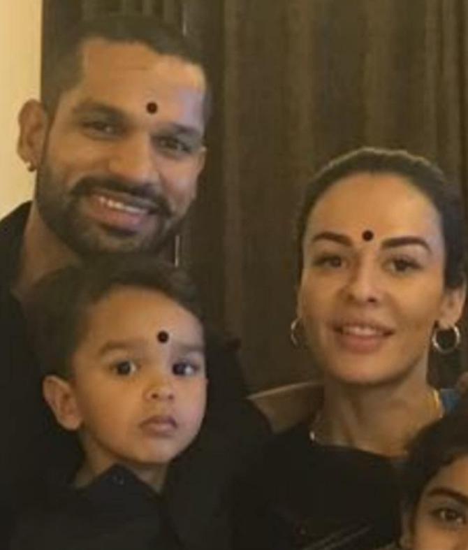 Shikhar Dhawan and Aesha's son Zoravar was born in 2014. He is undoubtedly one of the cutest star kids in the world of cricket.