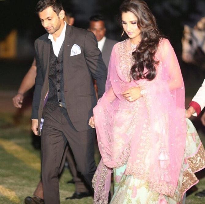 Shoaib Malik posted this photo on his first wedding anniversary with Sania Mirza