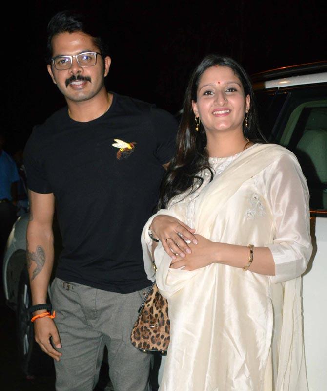 The cricketers' career hit a downward spiral after he was arrested for spot-fixing during the IPL in 2013.