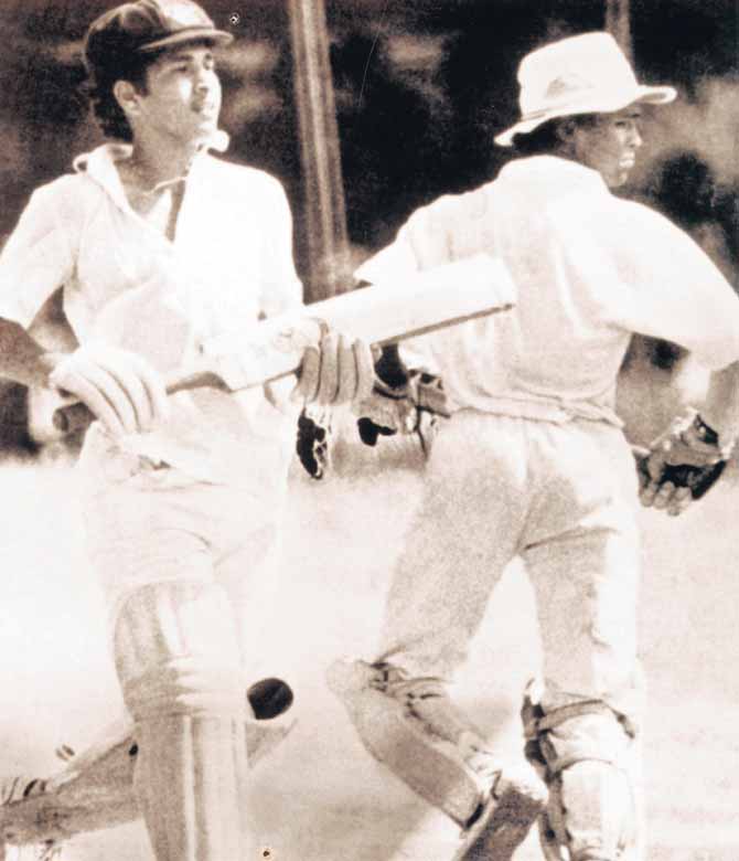 Sachin Tendulkar and Vinod Kambli shared a record 664 runs during their school match for Shardashram Vidyamandir against St Xavier's School in a Harris Shield tourney. Tendulkar put on 326 runs while Kambli scored 349 runs