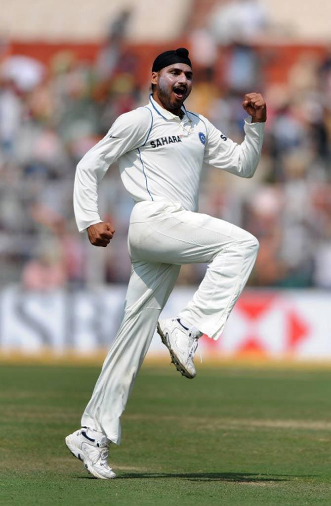 Harbhajan Singh: Matches - 103 Wickets - 417 Best bowling - 8/84 Average - 32.46 Strike rate - 68.5