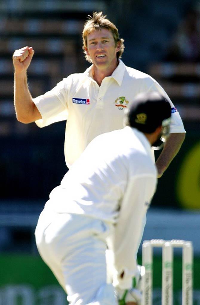 Glenn McGrath: Matches - 124 Wickets - 563 Best bowling - 8/24 Average - 21.64 Strike rate - 51.9