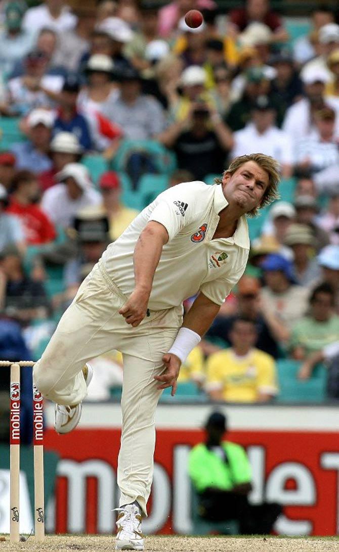 Shane Warne: Matches - 145 Wickets - 708 Best bowling - 8/71 Average - 25.41 Strike rate - 57.4