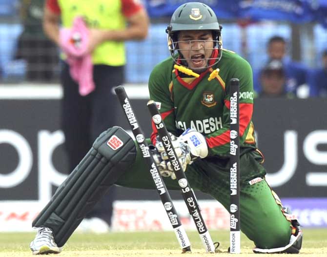 Mushfiqur Rahim (Bangladesh): Matches - 15. Stumpings - 4 (Pic/ AFP)