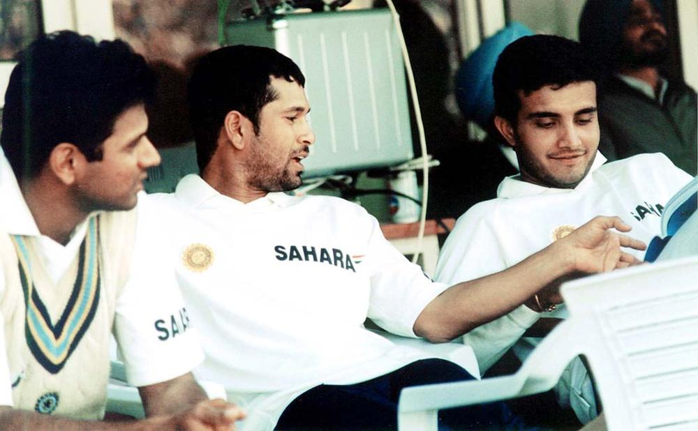 'The terrific trio': Rahul Dravid, Sachin Tendulkar and Sourav Ganguly