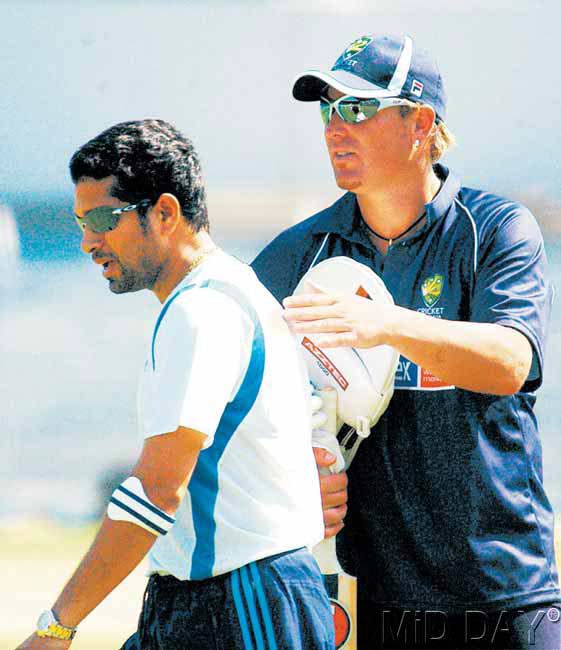 Sachin Tendulkar and Shane Warne were peculiarly known for their epic battles of bat versus ball. But the batsman and spinner were good friends off the field