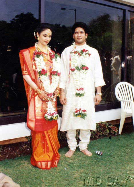 Sachin Tendulkar and Anjali were married on 24th May 1995. The couple have two kids - a daughter Sara and a son Arjun
