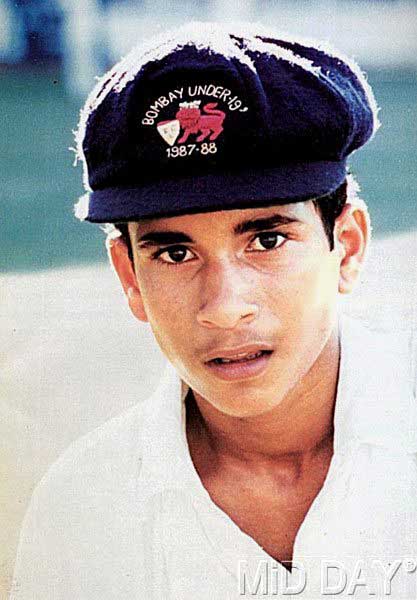 Sachin Tendulkar (in this pic) at the age of 14. Sachin Tendulkar was passionate about cricket ever since he was a kid and look where it took him. Tendulkar is easily the biggest legend in the world of cricket with numerous records to his name. (Pics/ mid-day archives)