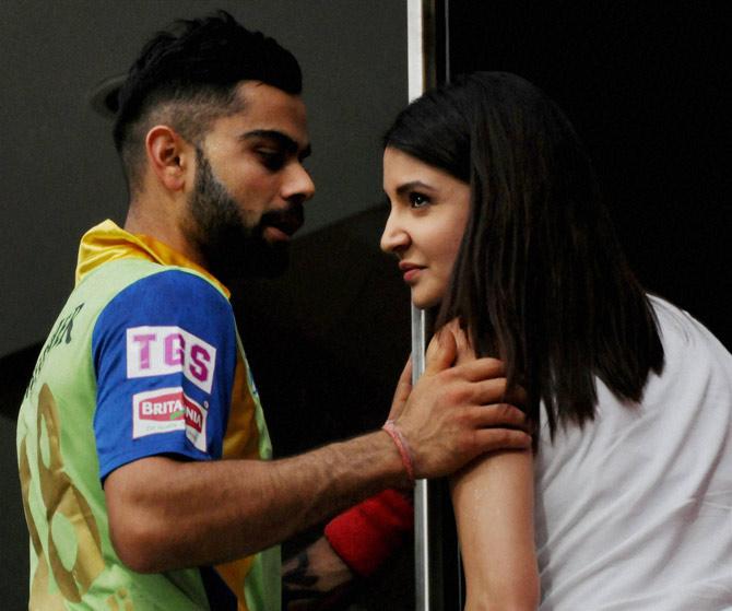 April 2015: Virat slammed critics for blaming Anushka for his poor performance and India's ouster from World Cup 2015. 'At a human level, I would say I was hurt and the people who said those things and the way they said should be ashamed of themselves,' he said. 'In last five years, the number of matches I have helped India win and the consistently I have played is more than anyone else in the team,' added the cricketer. Also, rumours about a possible engagement began doing the rounds yet again when Anushka met Virat's parents while she was in New Delhi to attend Suresh Raina's wedding