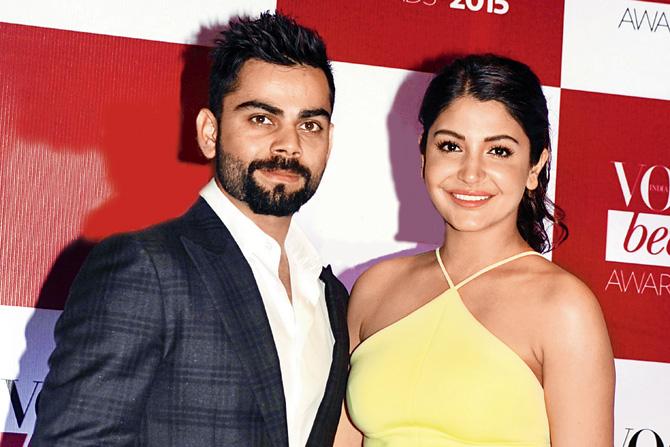 July 2015: The couple went on a holiday to South Africa and this came to light after the chef of the lodge commented on Virat's Instagram picture. The couple made their first red carpet appearance together at a beauty awards gala and couldn't take their eyes off each other. Talking about Virat at the event Anushka said, 'He's my very, very good looking arm candy'