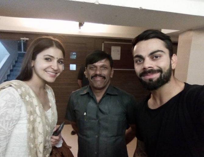 October 2016: Virat Kohli and Anushka Sharma spent some quality time together on Diwali by attending an Indian Super League (ISL) match in Goa. Virat Kohli and Anushka Sharma were clicked together as they watched the ISL match between FC Goa and Delhi Dynamos FC. For the match, Virat Kohli, co-owner of FC Goa, was wearing the team jersey while Anushka Sharma opted for a traditional salwar suit. Virat Kohli and Anushka Sharma were spotted together in public after a long time. Fans present in the stadium started cheering for them as soon as they appeared on the big screen during the match