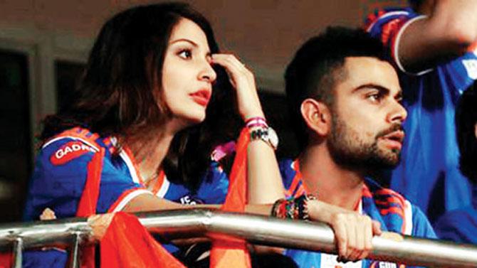 October 2014: Virat Kohli and Anushka Sharma made their first public appearance when they went to watch an Indian Super League game together. Many entertainment websites reported that Virat and Anushka's parents had already met each other, thus fuelling wedding rumours