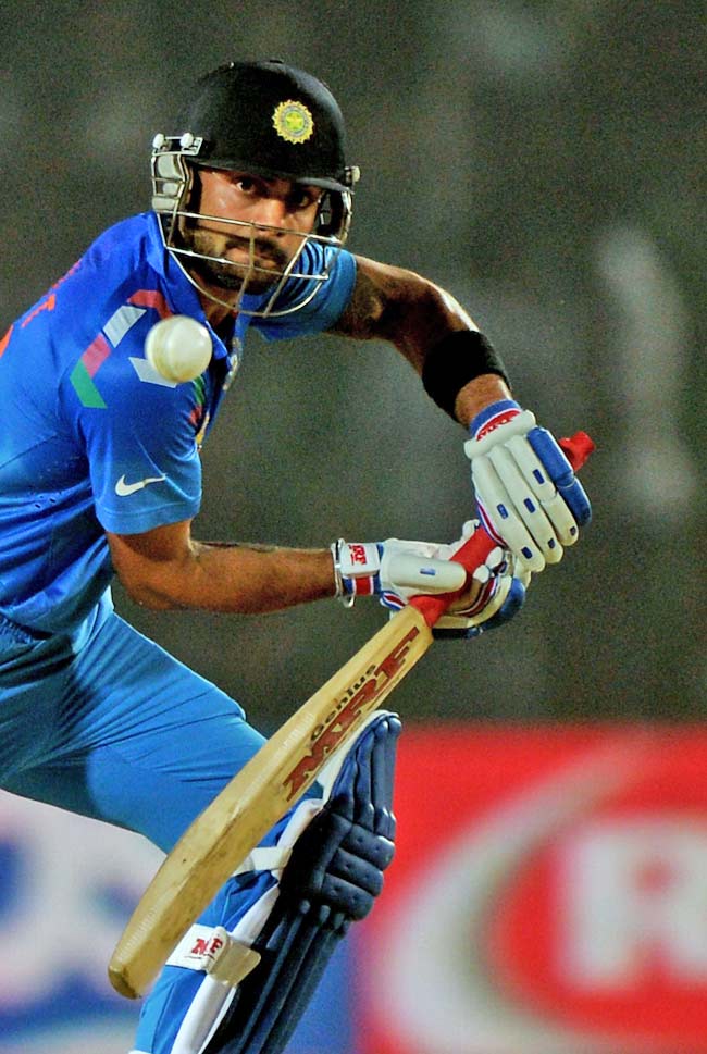 Virat Kohli is the first batsman to record five hundreds in ODIs in Bangladesh - his tally being 868 at an average of 124.00.