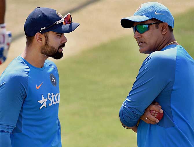 Some days later reports of a rift between head coach Anil Kumble and India captain Virat Kohli started doing the rounds and dressing room gossip became fodder for media houses. Reports emerged that Kohli and Kumble had reportedly hit a rough patch apparently due to the coach's overbearing attitude.
