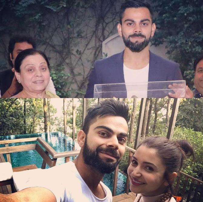 Virat Kohli posted this on Women's Day with an emotional tribute to the women in his life: Happy women's day to every woman out there, but specially to the two strongest women in my life. My mom for looking after the family in toughest times in life and @anushkasharma for fighting against the odds regularly and standing up for righteousness and changing the norms