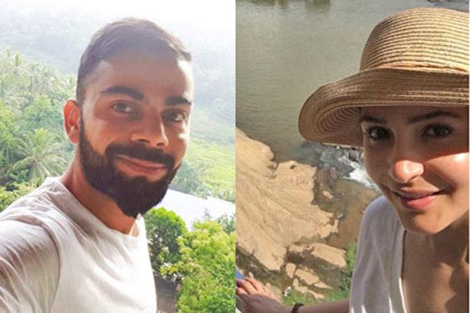August 2017: Anushka Sharma took a trip to Sri Lanka where Virat Kohli was on tour. According to sources in Sri Lanka, Anushka had spent quality time with India captain Virat Kohli although they were not staying at Earl's Regency in Kandy where the Indian team were put up. Sources also claimed that all the arrangements for the couple were made by a friend and Anushka's travel agency. The hotel name, where she put up was kept a secret to avoid media glare