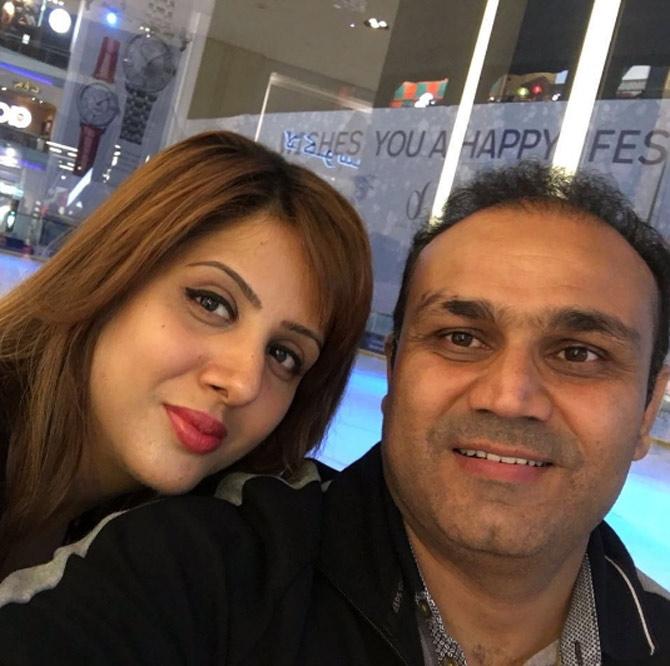 Virender Sehwag: 'Marriage is a workshop where husband works and wife shops. But Biwi ji Rocks! Works and Shops!'
