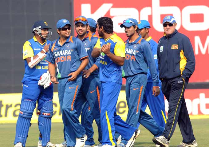 Spectators at the Feroz Shah Kotla went berserk after an ODI between India and Sri Lanka on December 27, 2009 was abandoned due to an unfit pitch. Lanka were 83-5 when the umpires stopped play after a ball from debutante seamer Sudeep Tyagi bounced alarmingly before going head-high to MS Dhoni. The crowds reacted by hurling water bottles and chair covers into the ground. Pic/ AFP