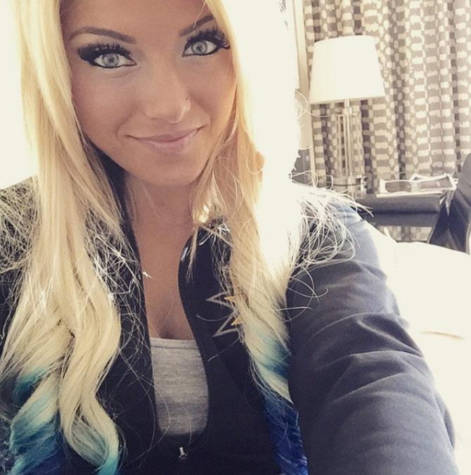 Alexa Bliss has achieved a Division I status in cheerleading