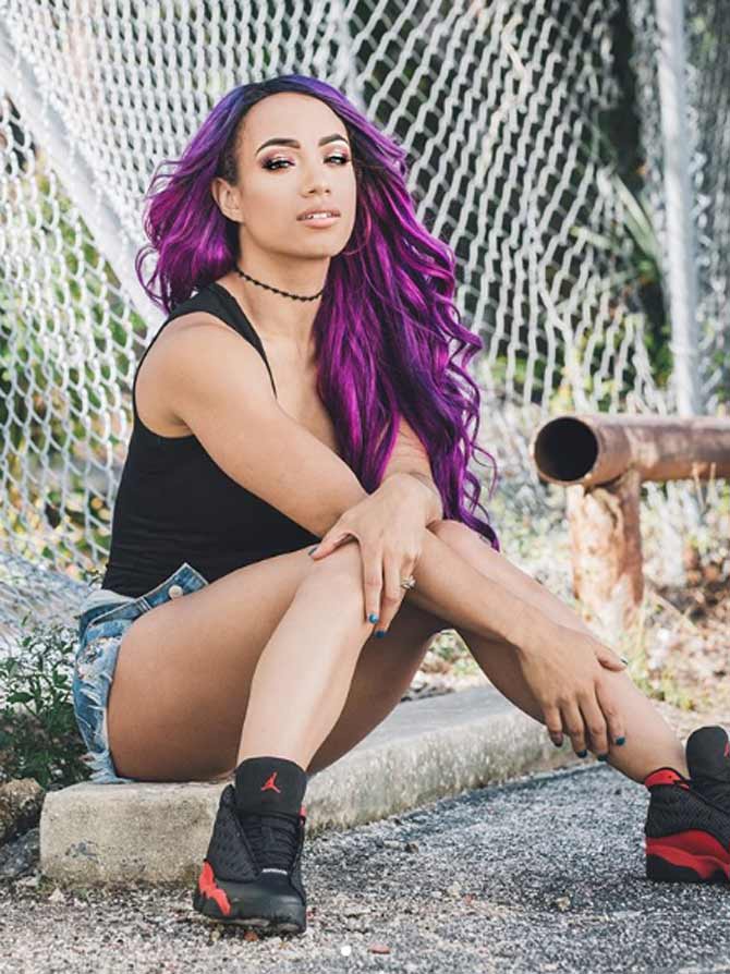 670px x 894px - PHOTOS: WWE superstar Sasha Banks really knows how to flaunt it like a  'Boss'