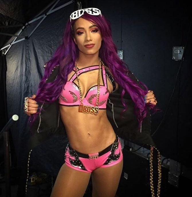 PHOTOS: WWE superstar Sasha Banks really knows how to flaunt it like a  `Boss`