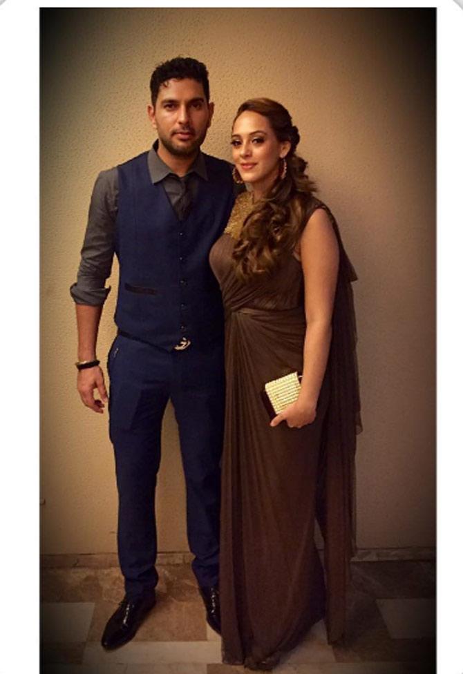 Yuvi-Hazel look picture perfect ahead of one of their outings together