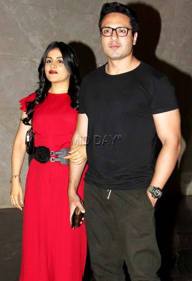 Iqbal Khan and his wife Sneha Chhabra